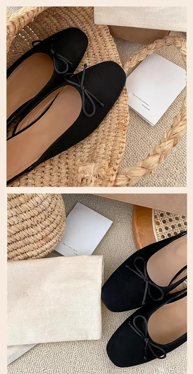 Women's Butterfly Knot Flat Sandals Comfortable Slip On Shoes_voghion.com