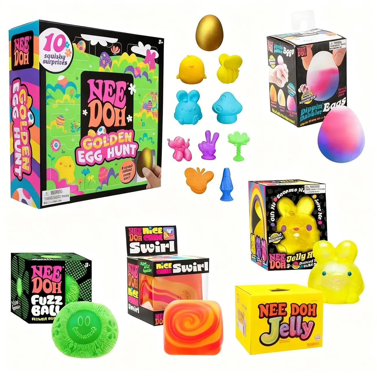 Needoh Golden Jelly Bean Easter Game Blind Box Fidget... From Cherry0 ...