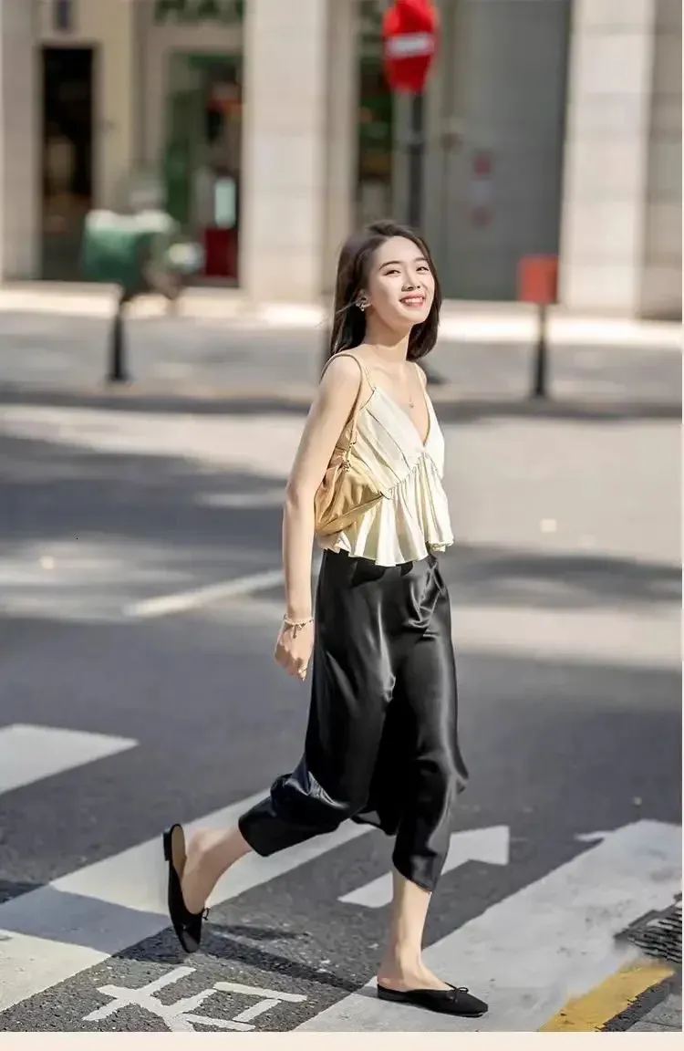 Women's Butterfly Knot Flat Sandals Comfortable Slip On Shoes_voghion.com