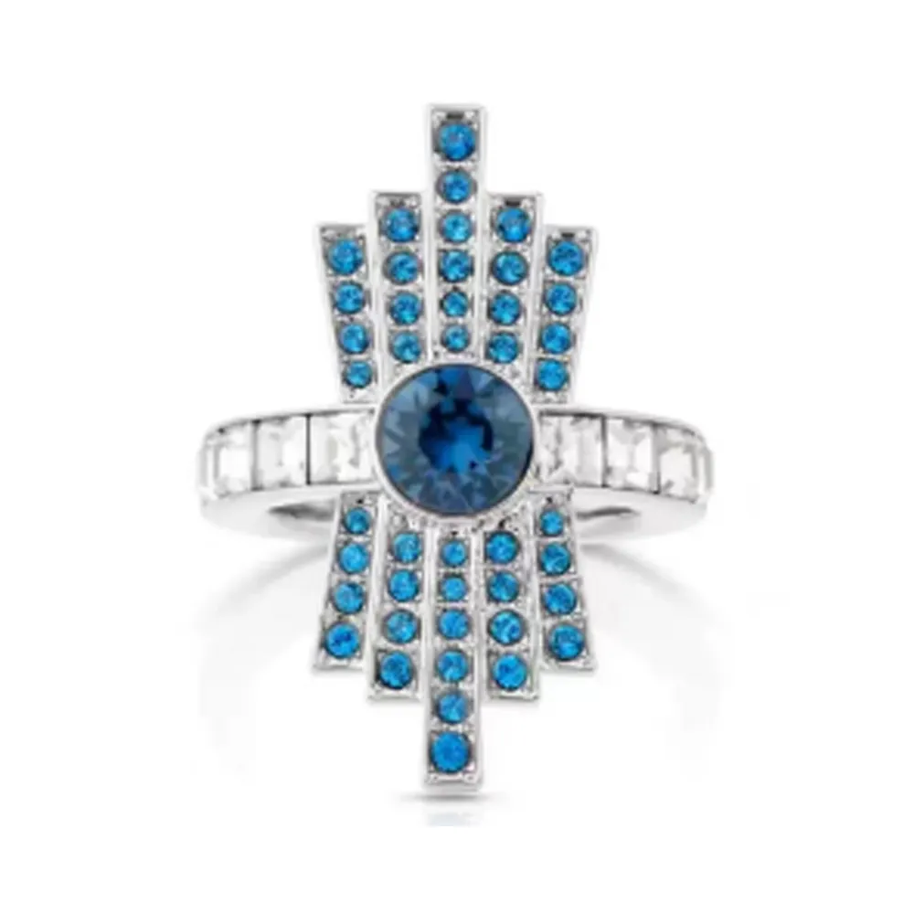 Gouden open ring met schelp en parel stijlvolle damesring_voghion.com