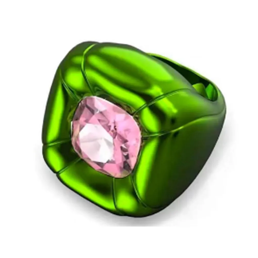 Gouden open ring met schelp en parel stijlvolle damesring_voghion.com
