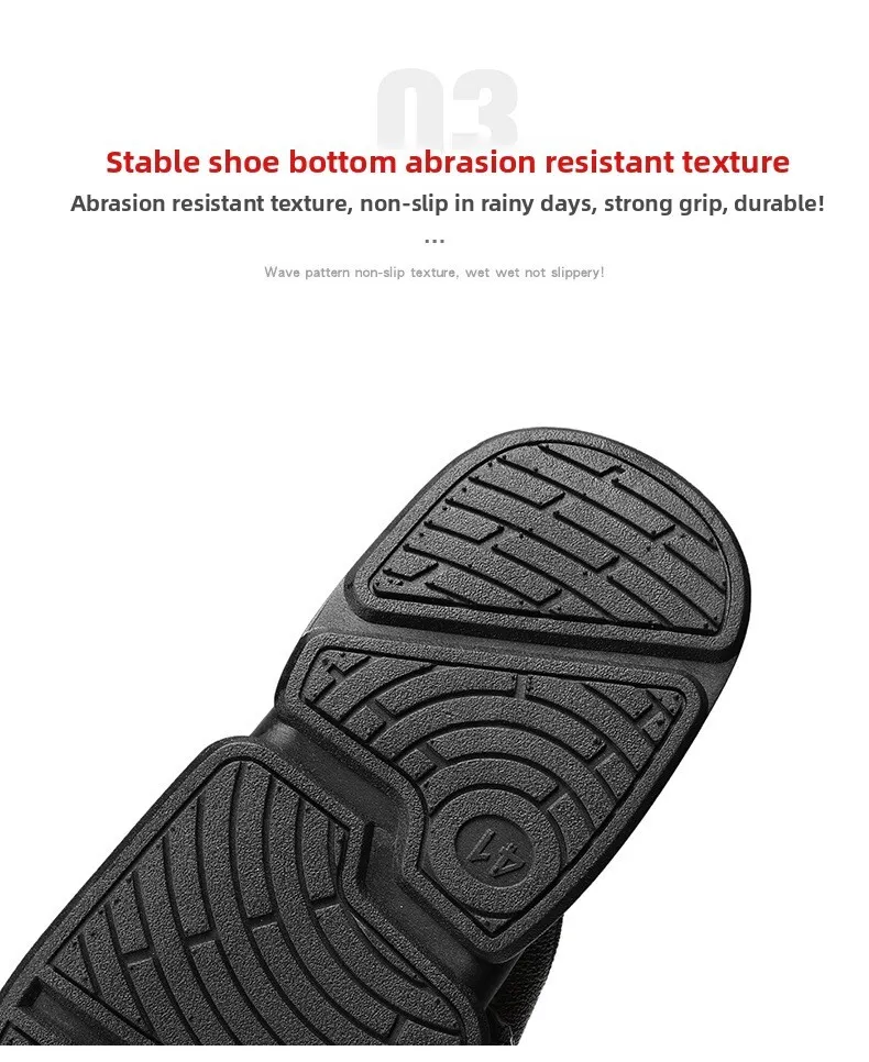 Men Plaid Embossed Leather Flip Flops With Stitch Detail_voghion.com