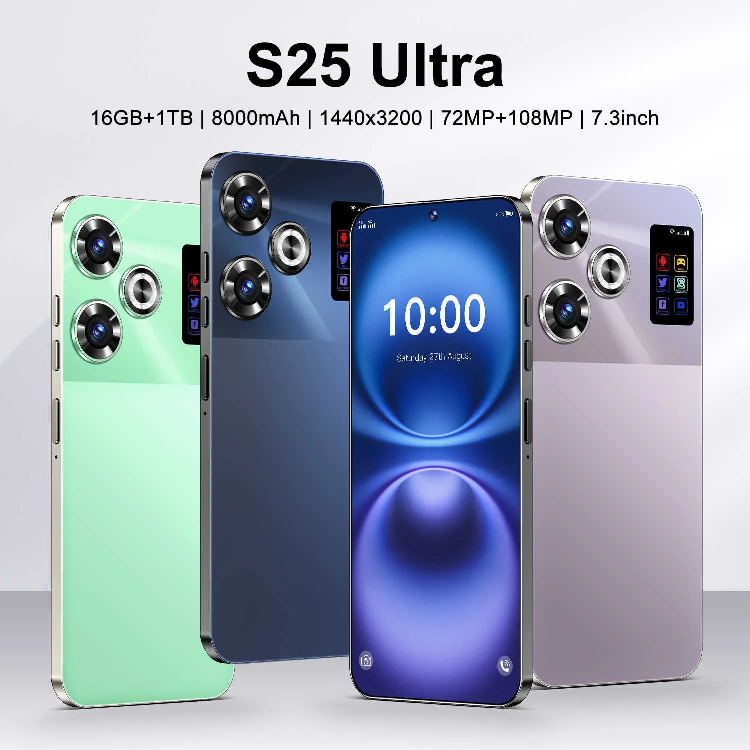 New 25 S25Ultra Smart Small Android Phones 2022  ... 