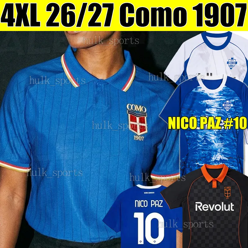 4XL 25/26/27 コモ 1907 ニコパスサッカーユニフォーム MORATA