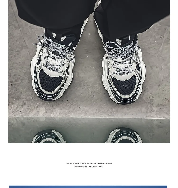 Luxury Running Shoes Breathable Mesh Comfortable Fashion Trainers_voghion.com