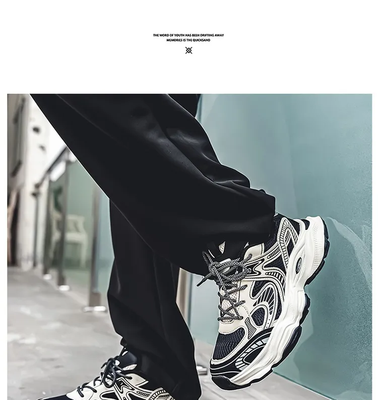 Luxury Running Shoes Breathable Mesh Comfortable Fashion Trainers_voghion.com