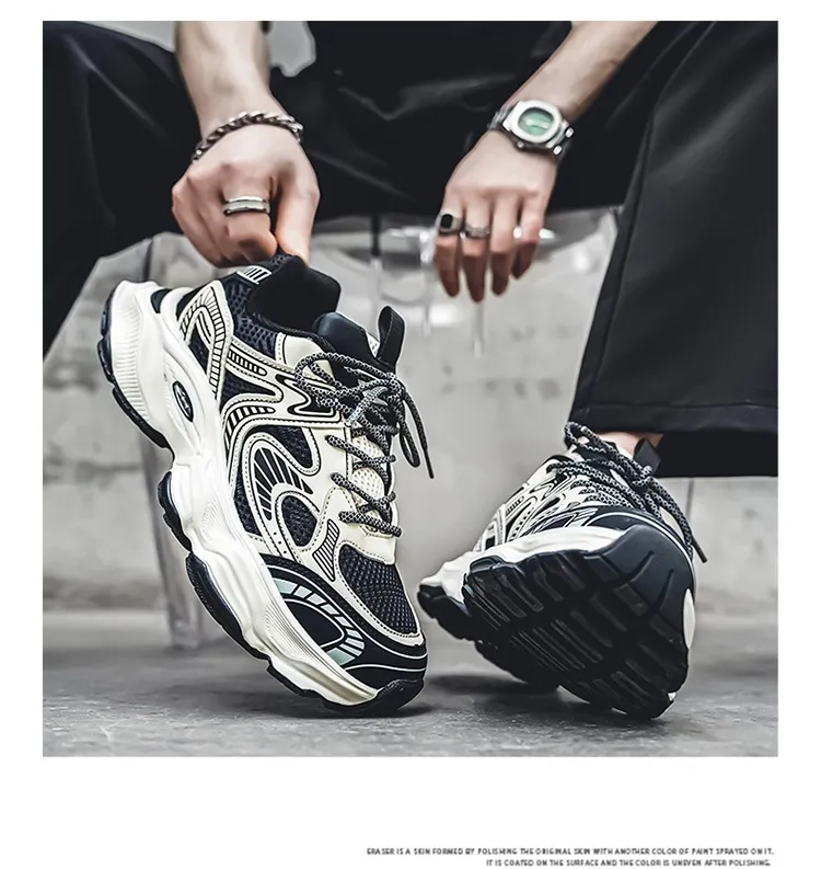 Luxury Running Shoes Breathable Mesh Comfortable Fashion Trainers_voghion.com