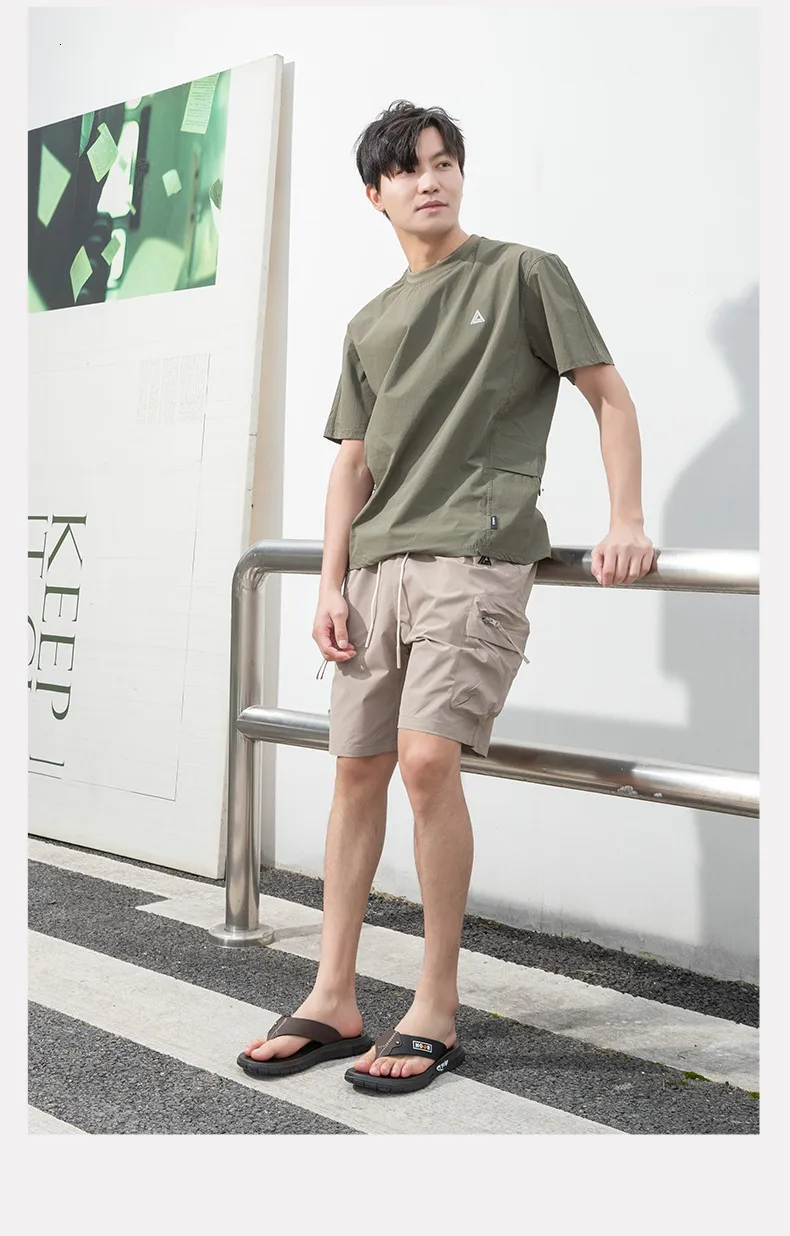 Men Flip Flops Casual Beach Sandals Non Slip Cushioned Sole_voghion.com