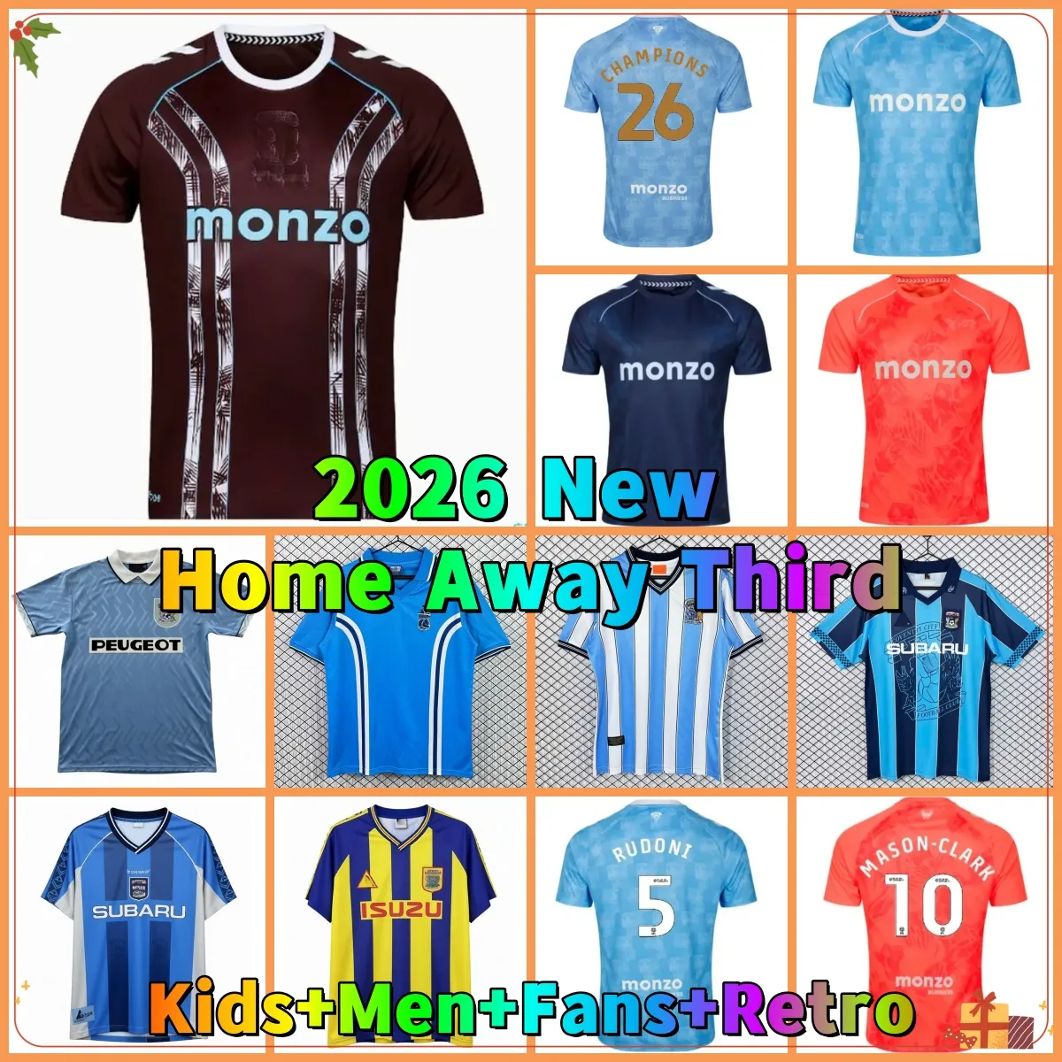Wright Simms Rudoni Coventry City Soccer Jersey 2026 Retro Football... From Thenumber7, $14 ...