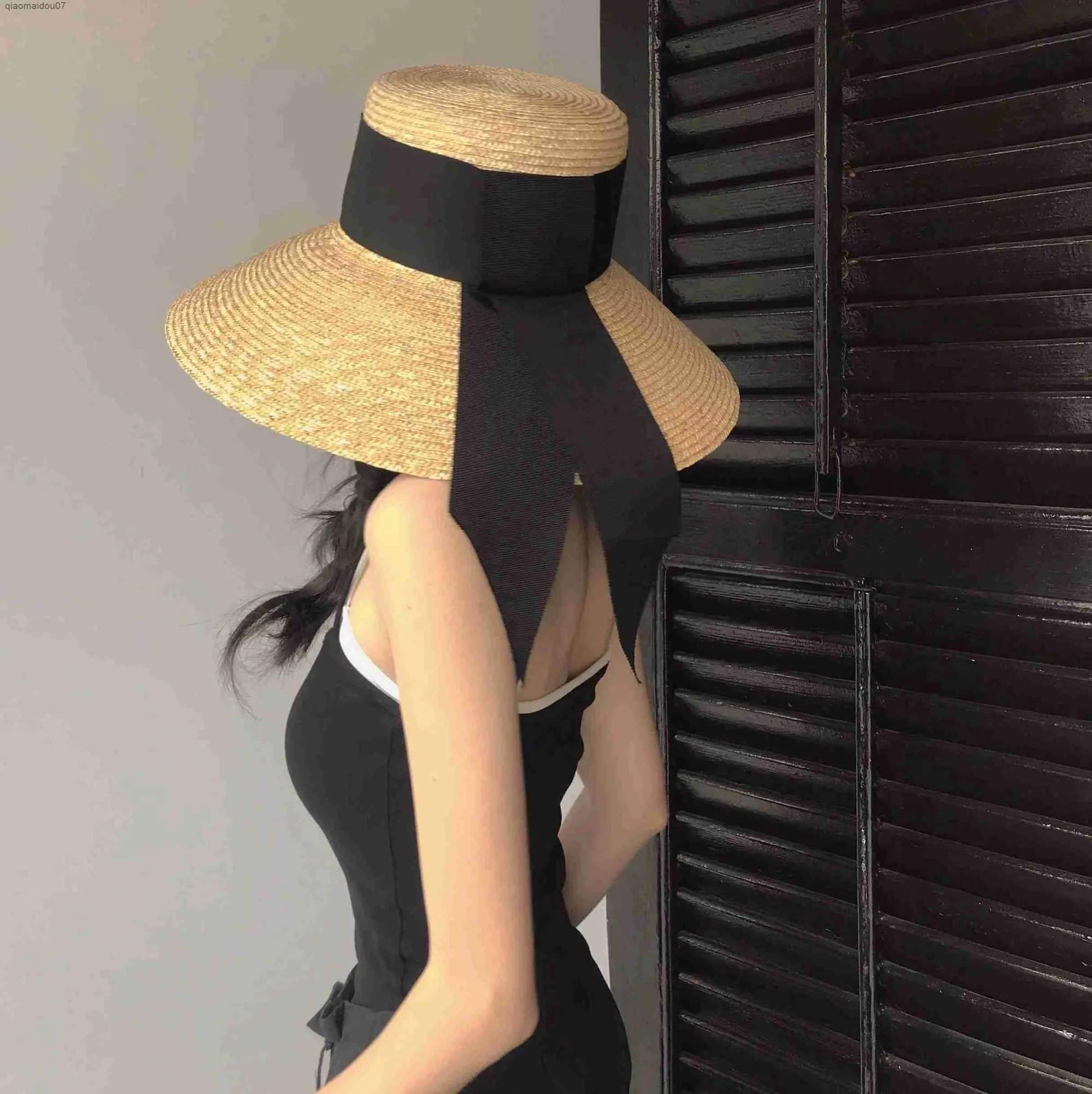 Summer Seaside Straw Bolero Hat With Wide Brim And... From 