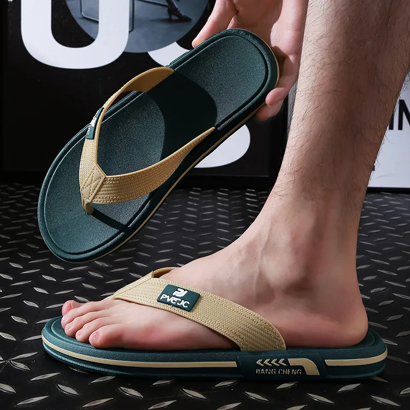 Unisex Letter Logo Casual Flip Flops White Solid Color Thick Sole Non Slip EVA Lightweight Outdoor Beach Pool Thong_voghion.com