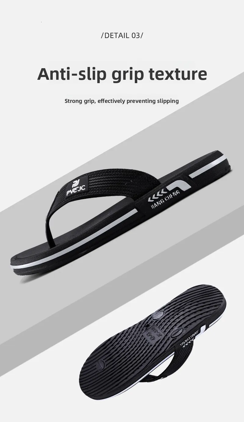 Unisex Beach Flip Flops White Lightweight Thick Sole Sandals_voghion.com
