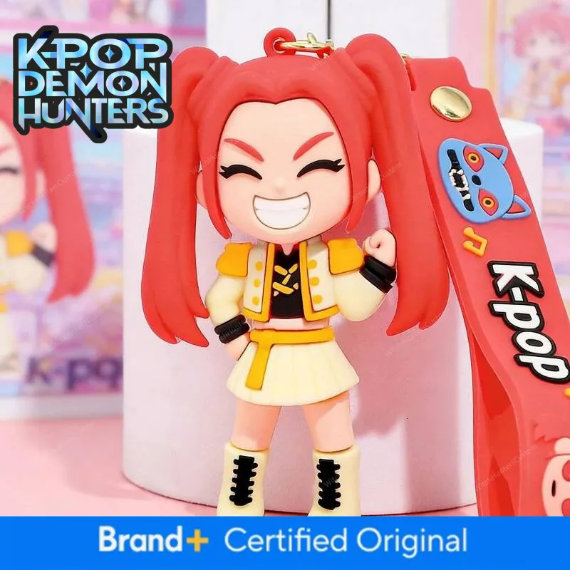 Rumi Mira Zoey Warrior Girls PVC Figure Keychain From