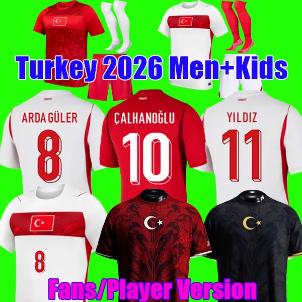 Turkey 2026 World Cup Soccer Jerseys Home & Away From