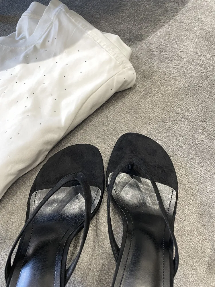 Damen Wildleder Pantoletten Mit Absatz Für Den Sommer_voghion.com