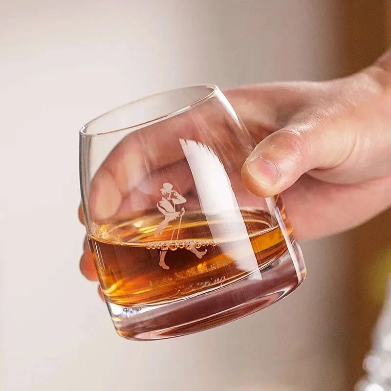 Johnnie Walker Set Of 2 10 OZ Crystal Rocks Perfect... From Kufire 