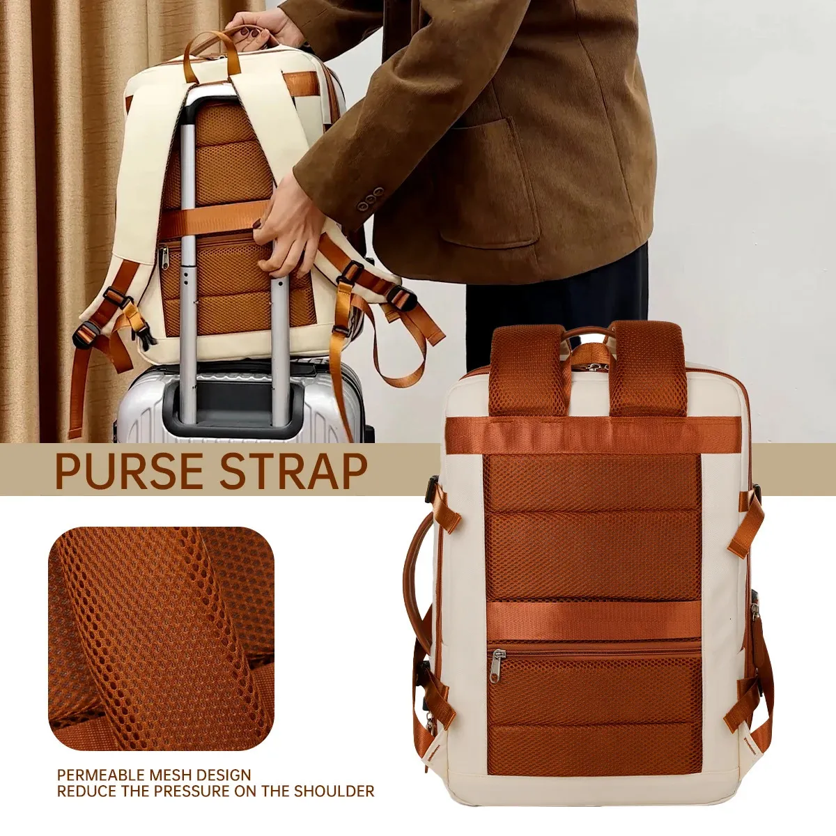 Unisex Business Computer Backpack For Travel And School Trekking_voghion.com