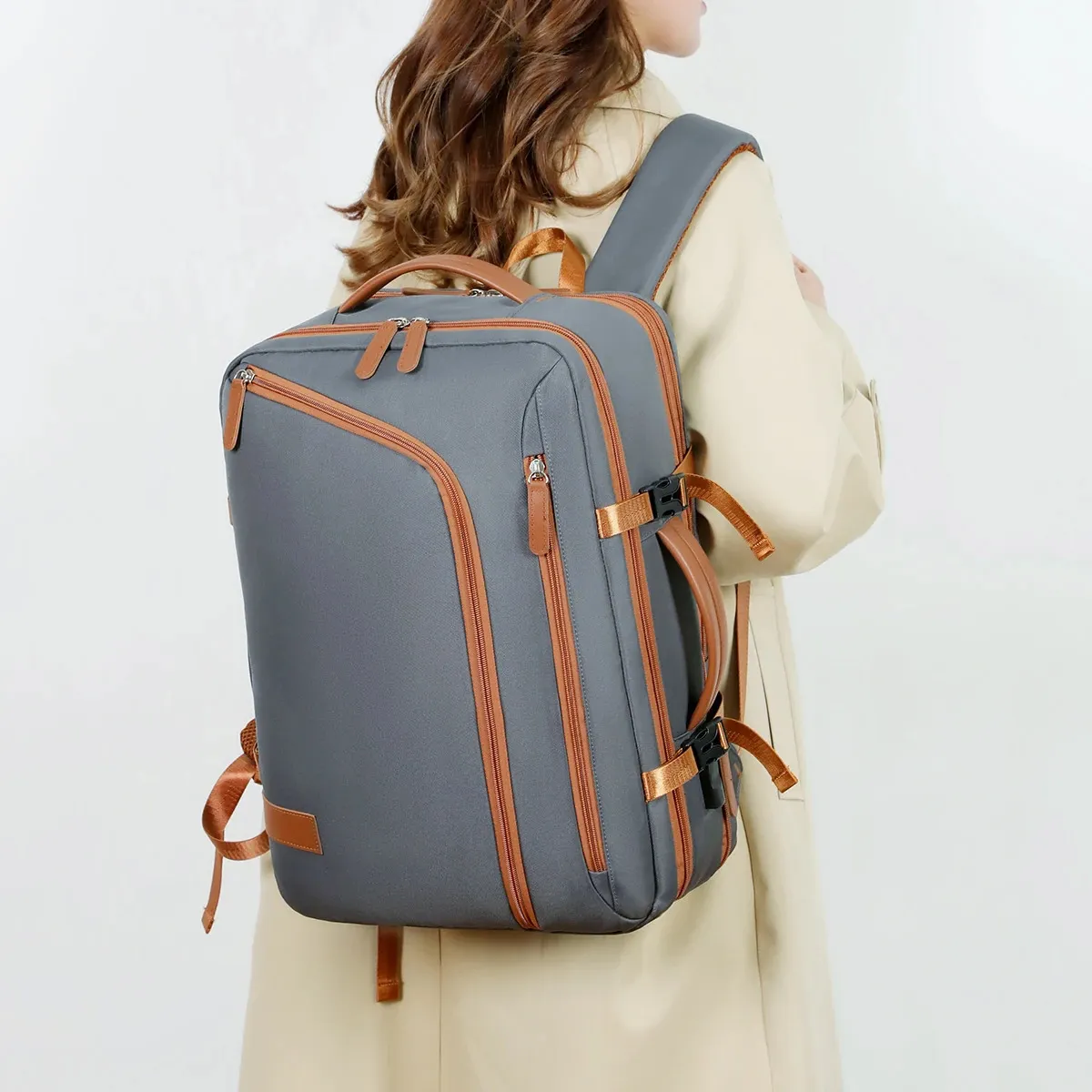 Unisex Business Computer Backpack For Travel And School Trekking_voghion.com