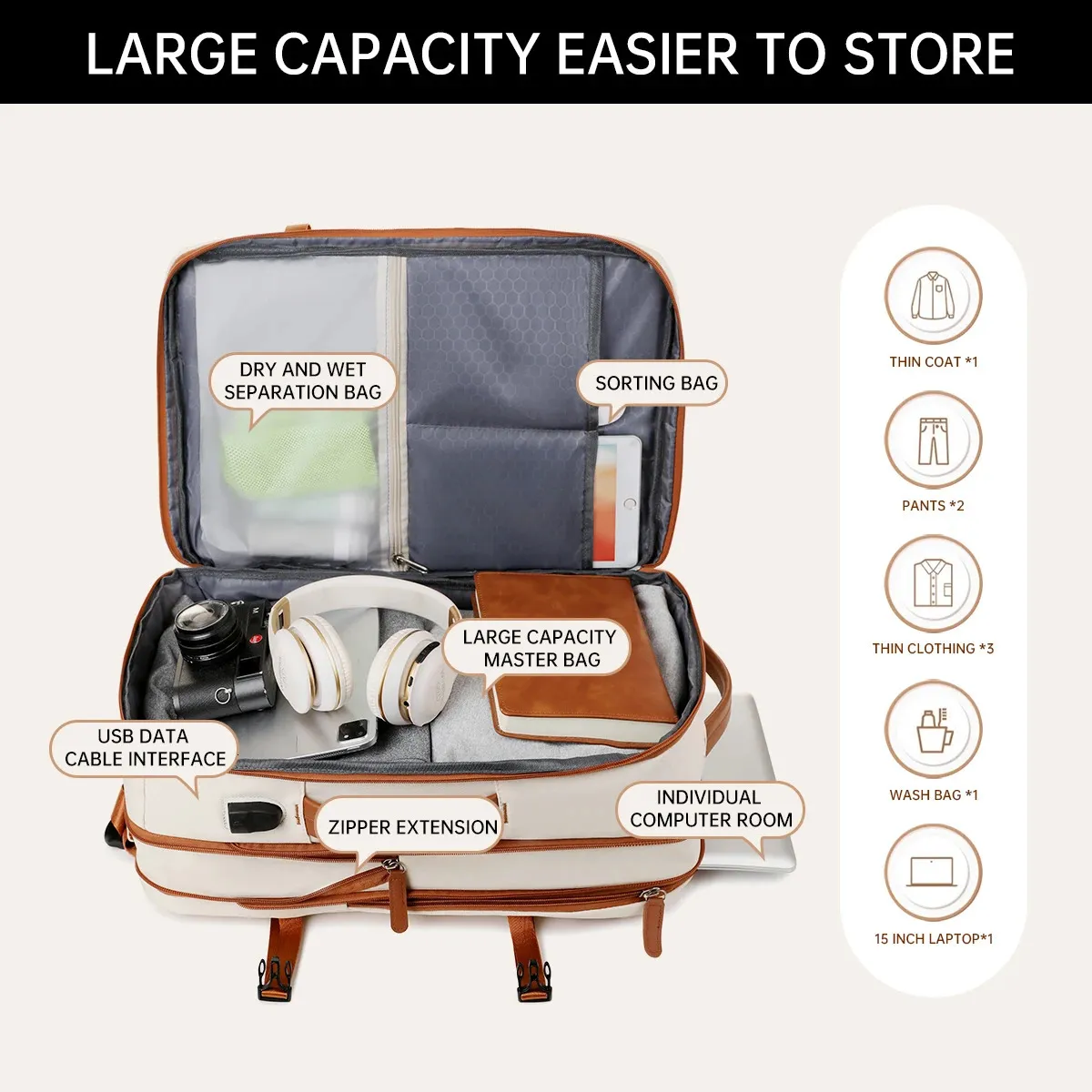 Unisex Business Computer Backpack For Travel And School Trekking_voghion.com