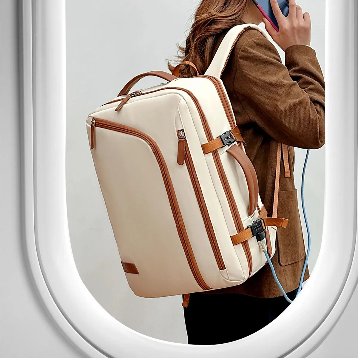 Unisex Business Computer Backpack For Travel And School Trekking_voghion.com