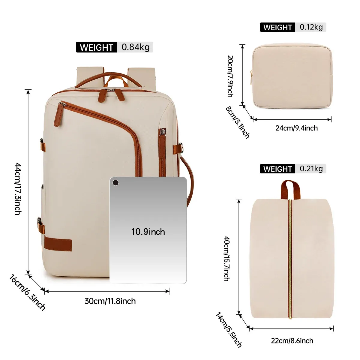Unisex Business Computer Backpack For Travel And School Trekking_voghion.com