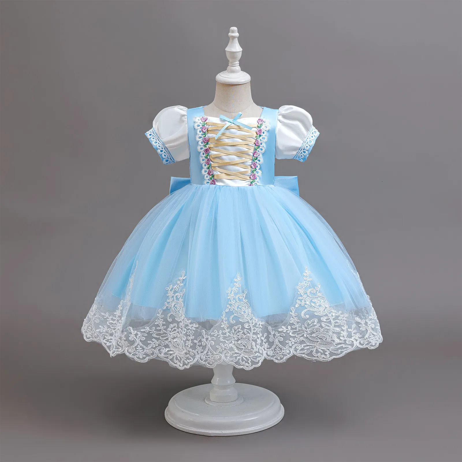 infant blue christmas dress LNMQLPDBS Christmas Dress Kids Pink Christmas Toddler 6t Christmas Dresses for Girls Wedding Dress with Sleeves Beach Wedding Baby Clothes for Boys, Blue 7-8 Years
