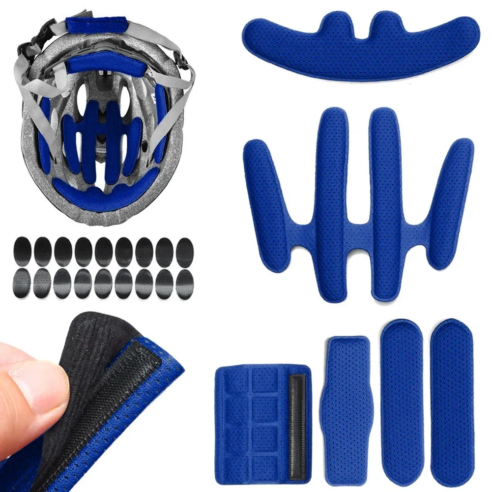 bike helmet padding foam Universal Pads Replacement Kit Liner Mats Accessories Set for Cycling Bicycle Motorcycle Outdoor (6MM Thickness) : Automotive The chin padding replacements are made of foam sponge with high quality nylon material Universal Bicycle Bike Helmet Replacement