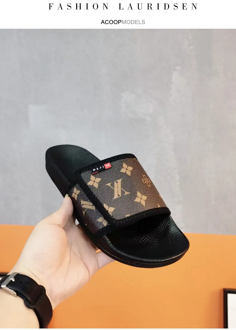 Men Adjustable Strap Slide Sandals Non Slip Thick Sole Summer Beach_voghion.com