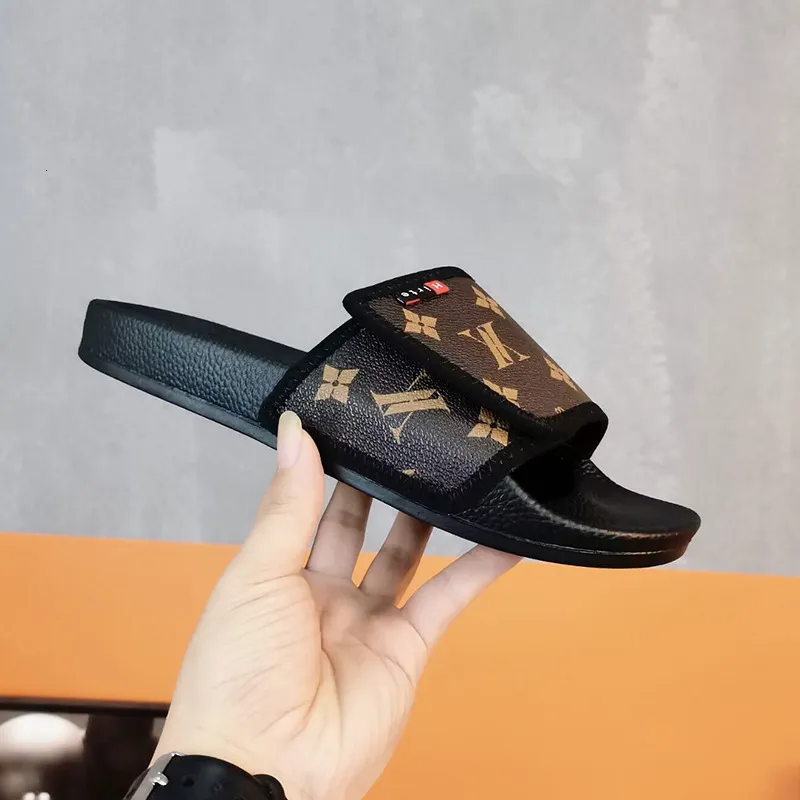 Men Adjustable Strap Slide Sandals Non Slip Thick Sole Summer Beach_voghion.com