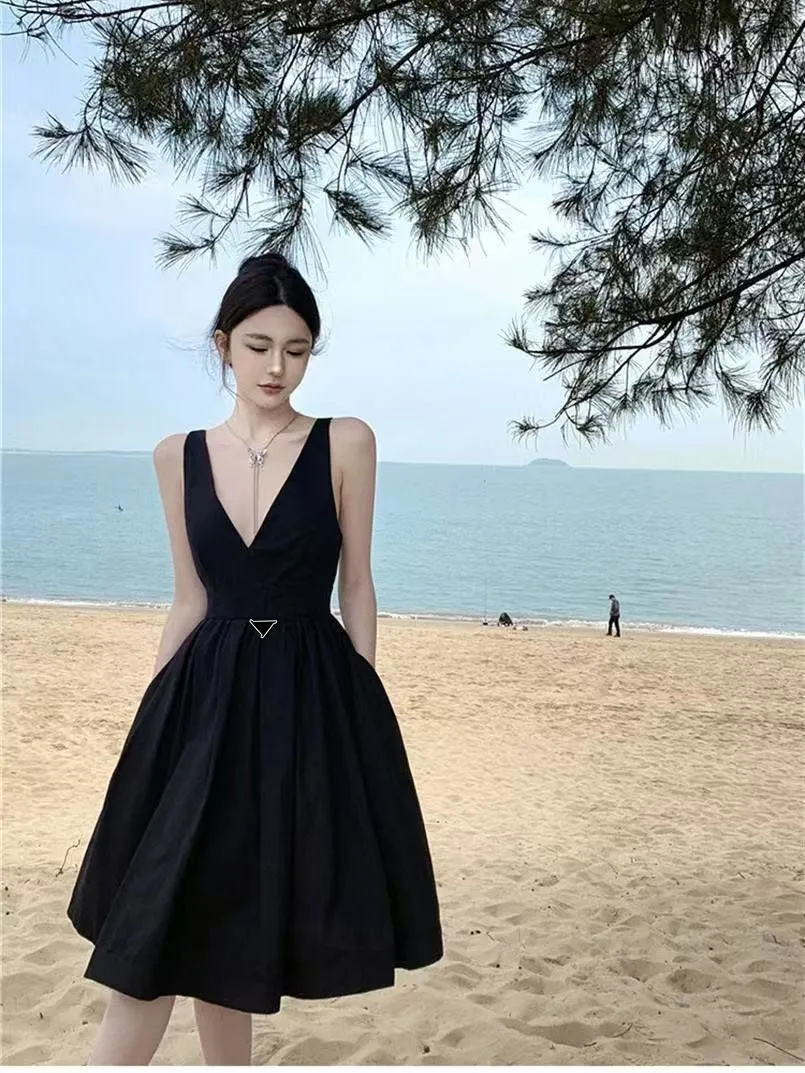 French Hepburn Little Black Dress 2026 Women Summer... From Louis_vi_store, Rs.1,337.18 In Bulk