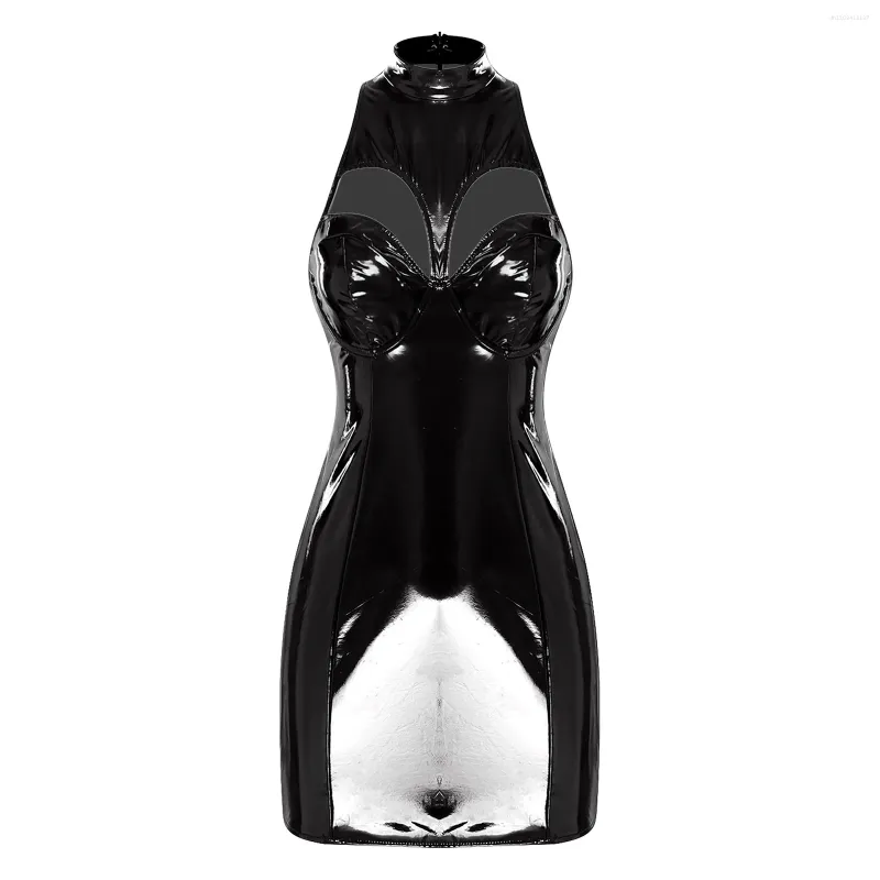 latex mini dress pu Amazon.com: Sexy Bodycon PVC Dress Latex Dress PU Patent Leather Shiny Party Dress Slim Mini Dress,White,XL : Clothing, Shoes & Jewelry