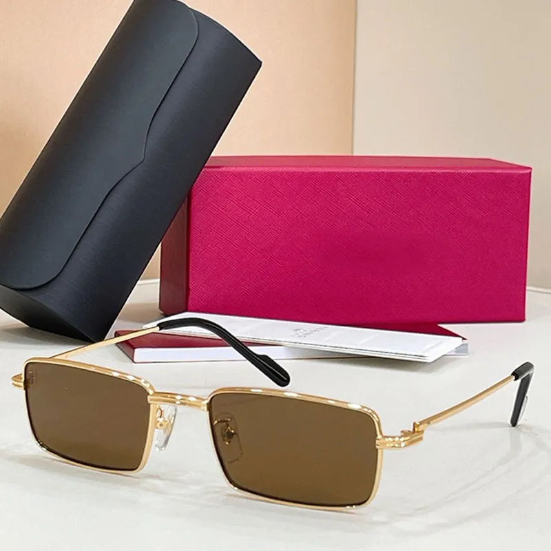 Square Sunglasses Metal Frame UV400 Glass Lens Leather Case Driving Amazon.com: SIPLION Men main image 2