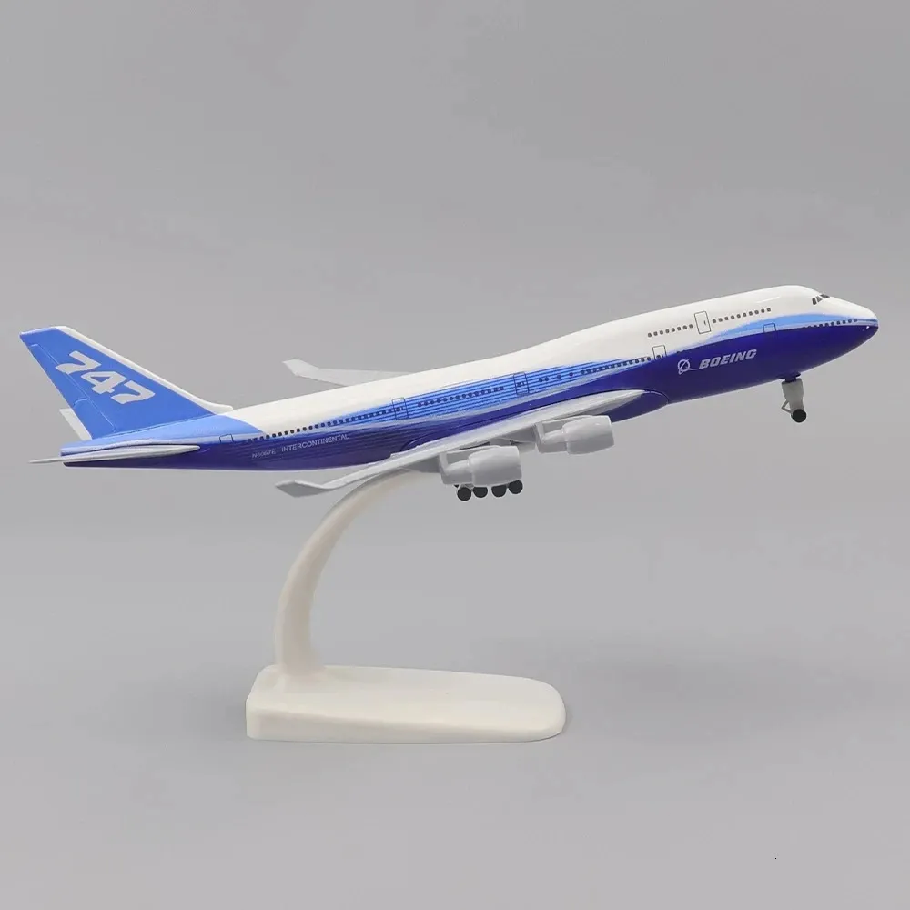 Original B747 Metal Diecast Airplane Model 20CM Boeing 747 Plane With ...