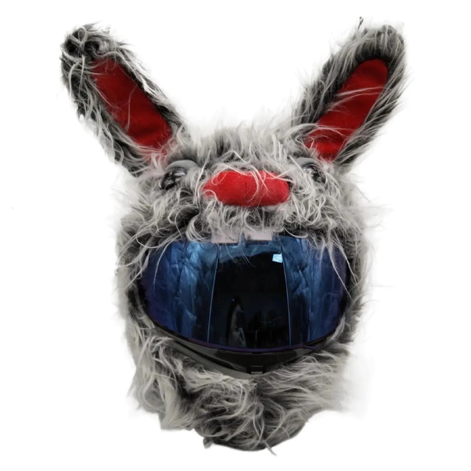 evil bunny motorcycle helmet Devil Cover thats not entirely true but it will stop dust and from sticking to your beautiful helmet. Gray Bunny Motorcycle Helmet Cover