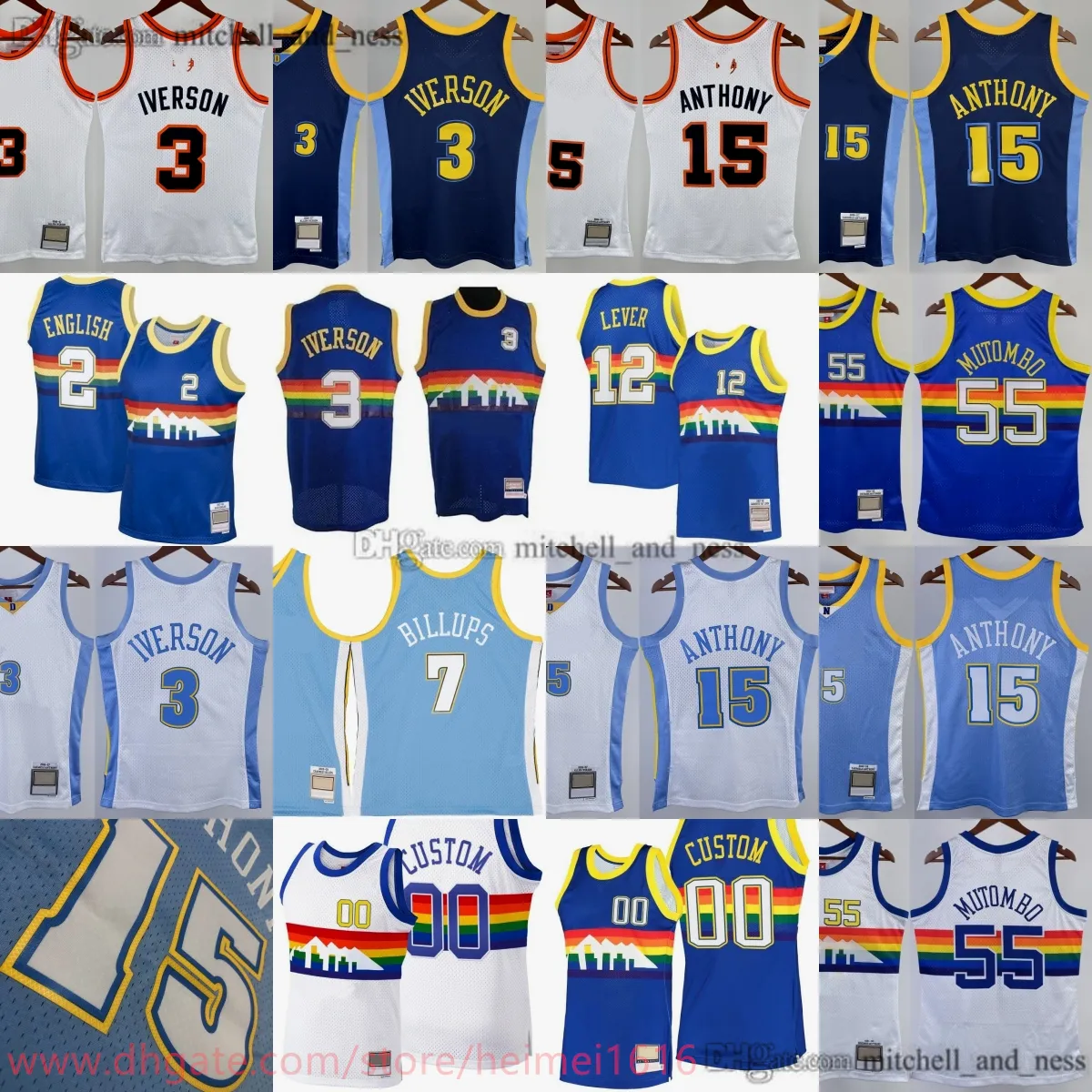 MN Mesh Basketball Jerseys Classic Retro Styles For... From 