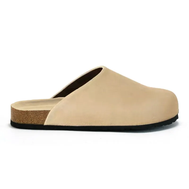 Pantofole RUIZUSTOCK: pantofole alla moda, semplici e comode in sughero con sandali a forma di croce, ideali per l'esterno._voghion.com