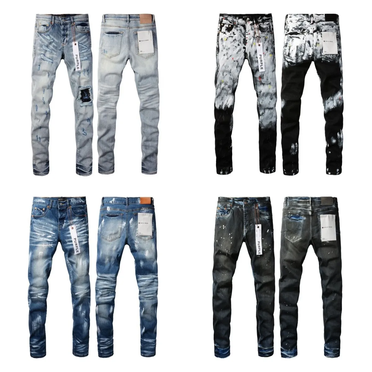 PURPLE BRAND スリムフィットブラックデニム 28 完全正規品 【公式通販】