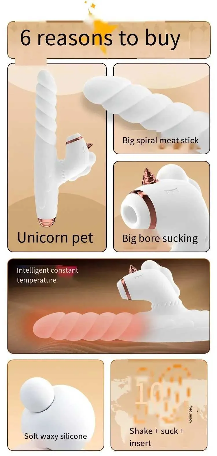 Weibliche Masturbation Spielzeug Sex Vibrator Einhorn... Von 23,69 €