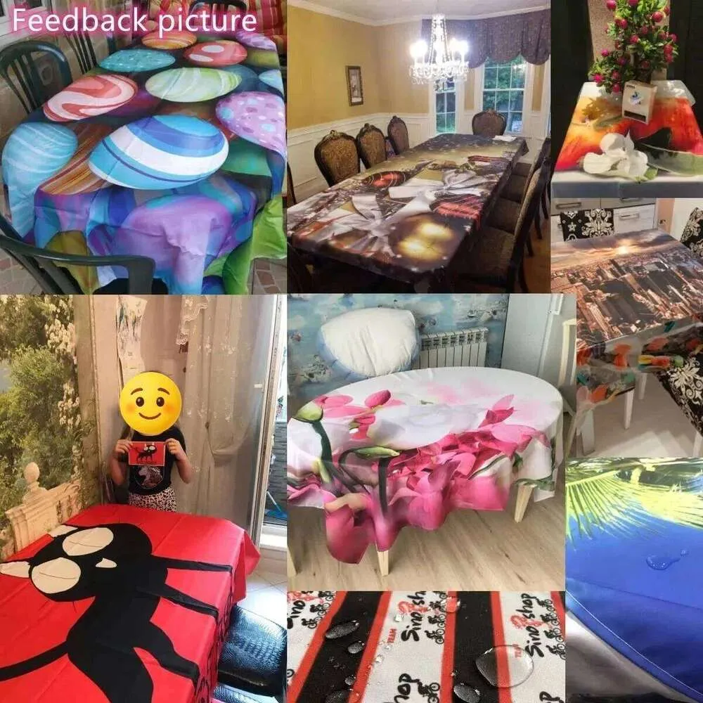 Rectangular Disposable Polyester Tablecloth with Rustic Wood Grain ...