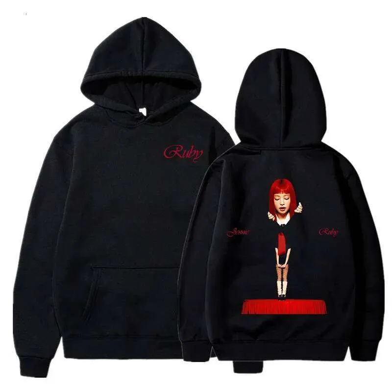 Back to School Lyric Hoodie／Jennie／Ruby JENNIE Ruby Hoodie 2025 New Album Fashion Men/Women From 6,3