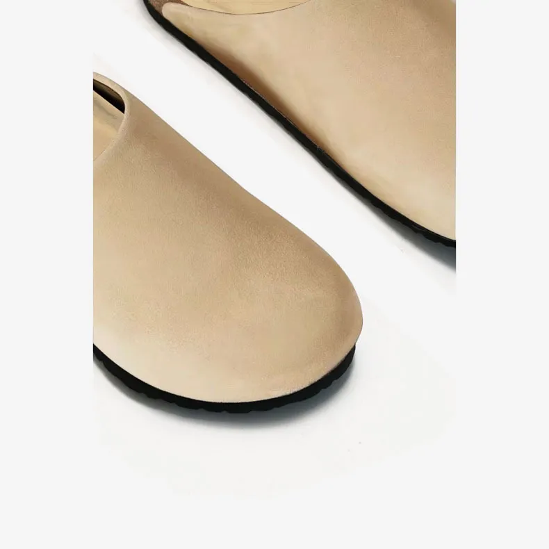 Pantofole RUIZUSTOCK: pantofole alla moda, semplici e comode in sughero con sandali a forma di croce, ideali per l'esterno._voghion.com