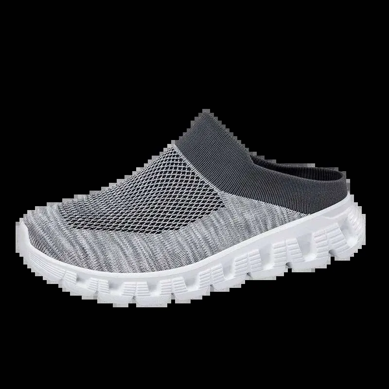 nike half shoe half slipper