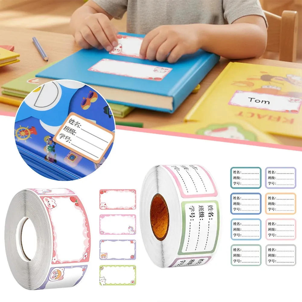 Waterproof Personalized Name Labels Self-Adhesive School Supply ...