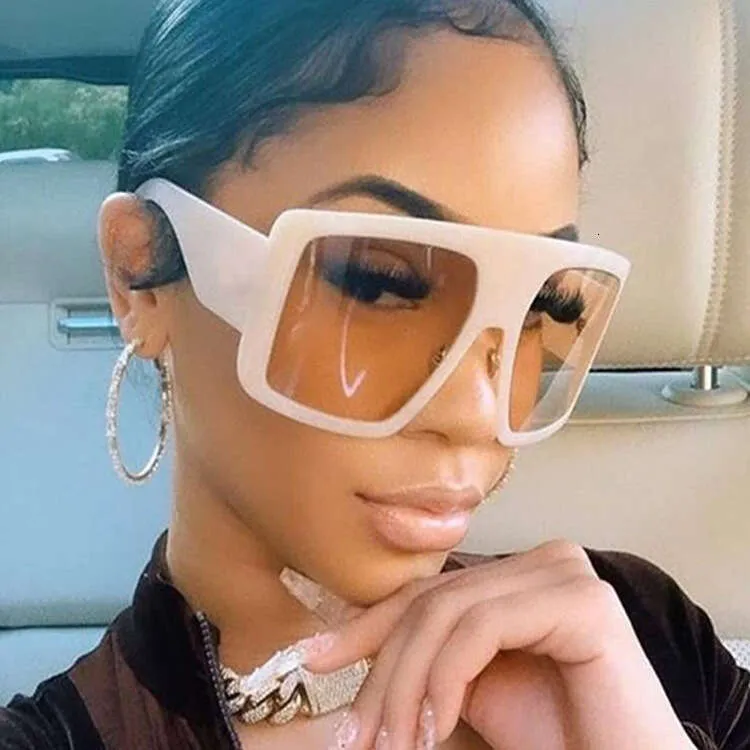Oversized Jelly color sunglasses Amazon.com: TYUVIVO Jelly Purple Color Women Sunglasses  main image 2