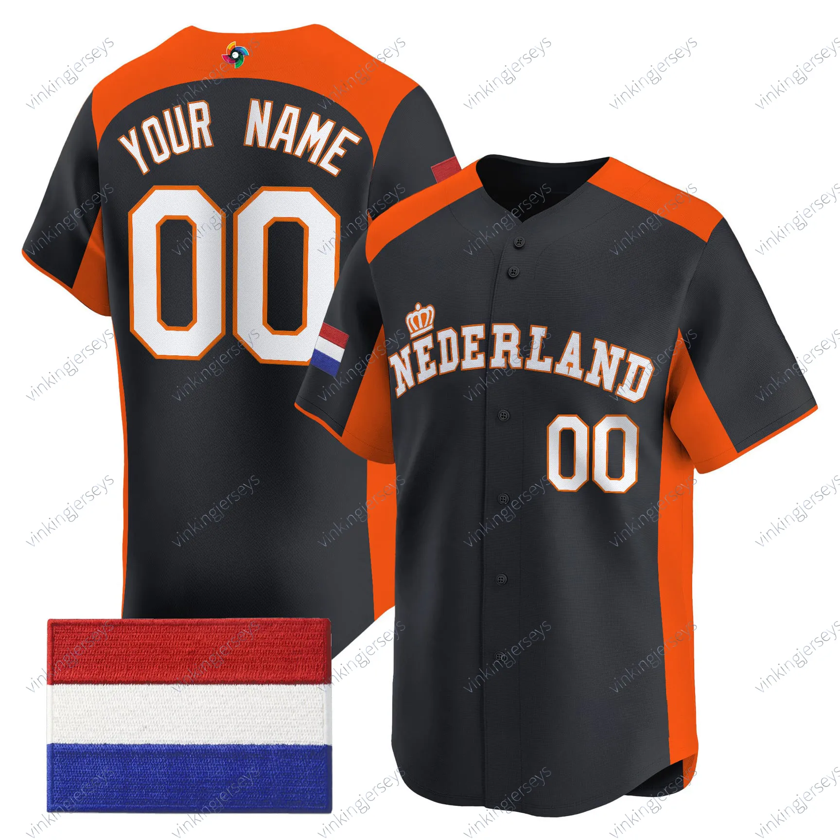 Team Netherlands 2026 World Baseball Classic Jersey From 15,92