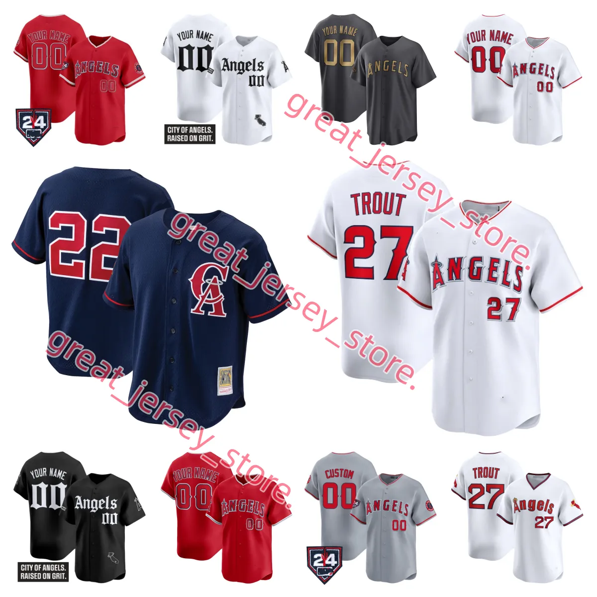 2026 Angels Baseball Jerseys Custom Anthony Rendon From Great 6723f54f 071b 4f92 A00f 