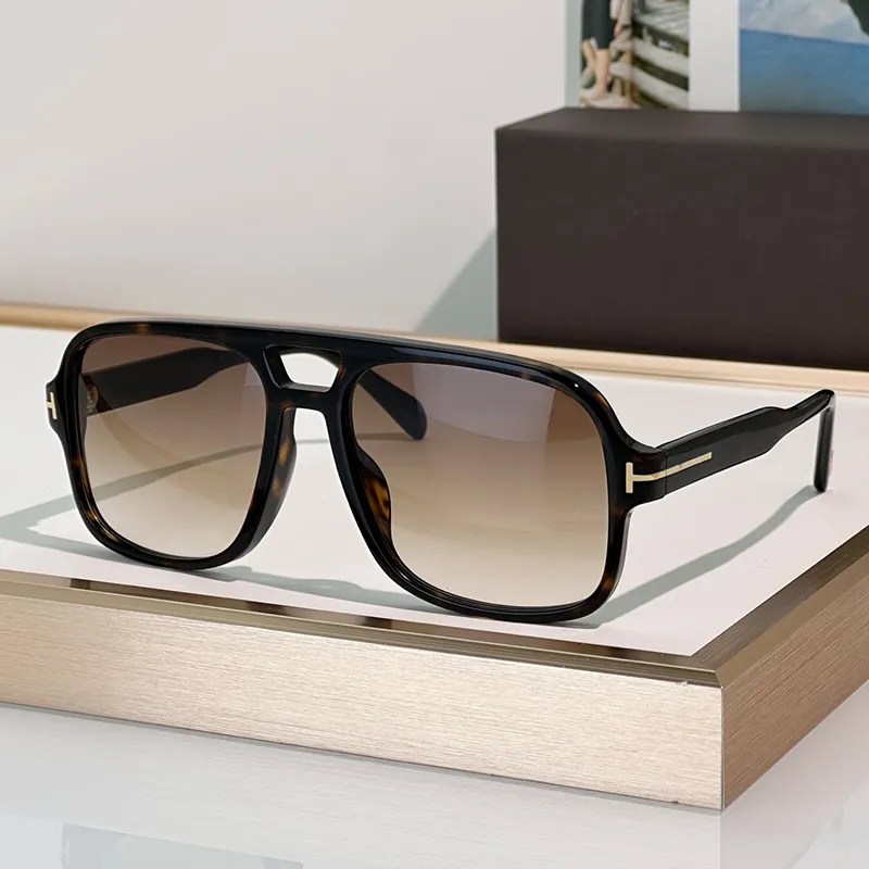 Acetate Pilot Square Sunglasses, UV400 Protection | DHgate display picture 1