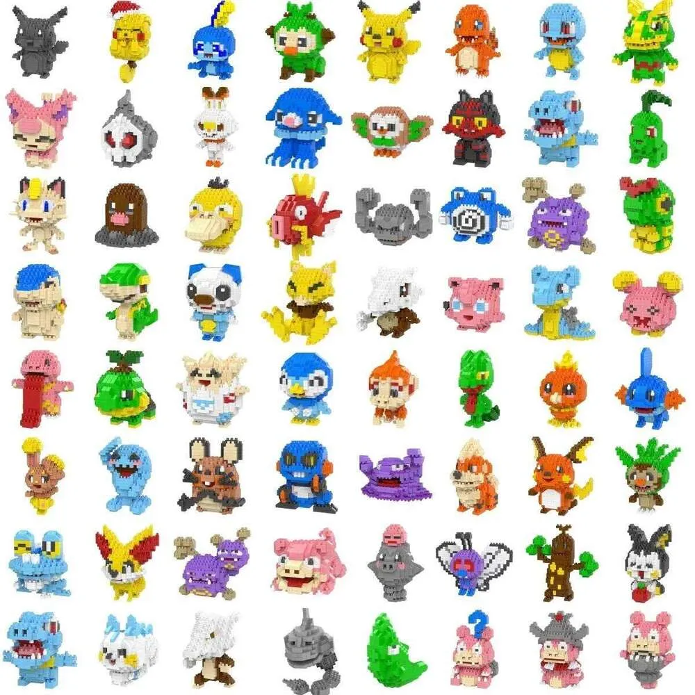 Pokemon Small Blocks Nanoblock Charizard Kyogre Groudon Rayquaza Model ...