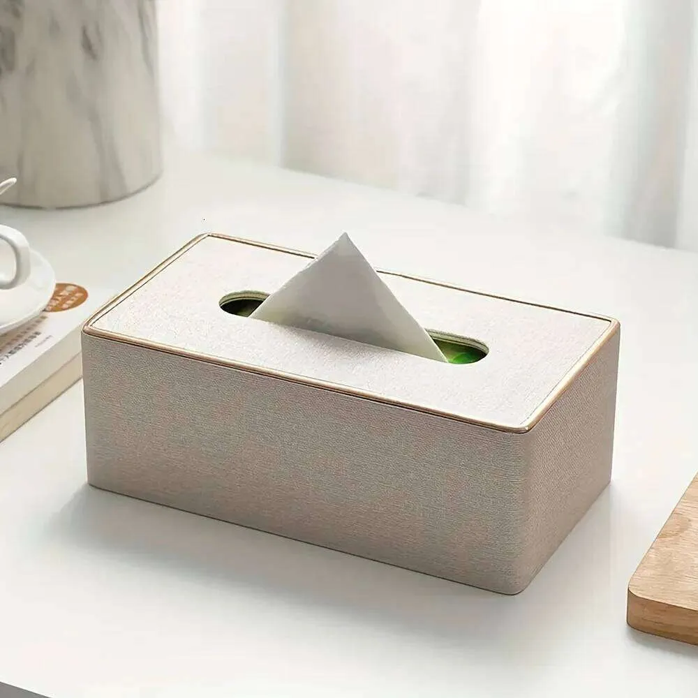 European Style Leather Tissue Box with Creative Car Grille Design for ...