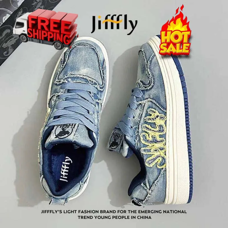 Bulk 2026 New JIFFFLY Distressed Denim Sam Edelman From